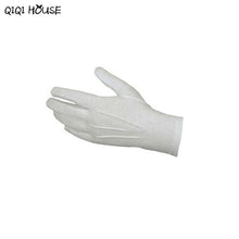 White Cotton Gloves Cotton Men Guard Parade Santa Men Winter Warm Gloves Inspection Luva Masculina#B920