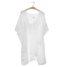White Transparent Women Chiffon Tops Cover Up Swimsuit Beach Long Style Tee Shirt Bathing Tops Ladies #23