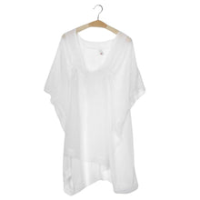 White Transparent Women Chiffon Tops Cover Up Swimsuit Beach Long Style Tee Shirt Bathing Tops Ladies #23