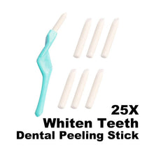 Whiten Teeth Tooth Dental Peeling Stick Eraser 25PCS