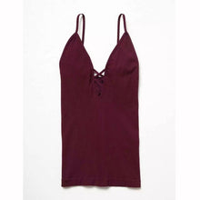Wine Red/White New Arrival Sleeveless Tank Tops Women Knitted Solid Basic Tops Tees Casual Cotton Cami Tank Tops Ladies 2017 #63
