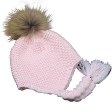 Winter 2016 Children Cute beanies knitted wool Skullies casual Hats For Boys Girls Faux fur pompom solid cap Kids Gorros