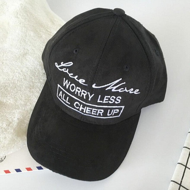 Winter Autumn Spring Hat For Women Men Letter Embroidery Suede Snapback Female Male Hats 2017 Hip Hop Baseball Cap &22
