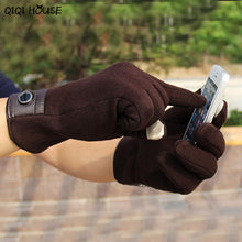 Winter Gloves Men Driving Gloves Hand Warmer Gloves Screen Gloves Soft Cotton Luva Masculina#B920