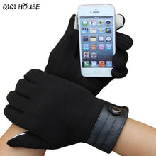Winter Gloves Men Driving Gloves Hand Warmer Gloves Screen Gloves Soft Cotton Luva Masculina#B920