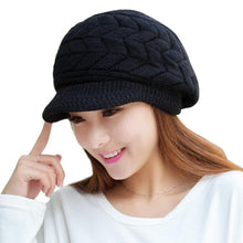 Winter Hats For Women Knitted Winter Hats Soft Rabbit Velvet Warm Hats Gorros Mujer Invierno#112