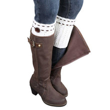 Winter Knitted Boot Socks Warm Leg Women Outwear Socks Kawaii Socks Solid Japanese Wonter Socks Calze Donna#A127