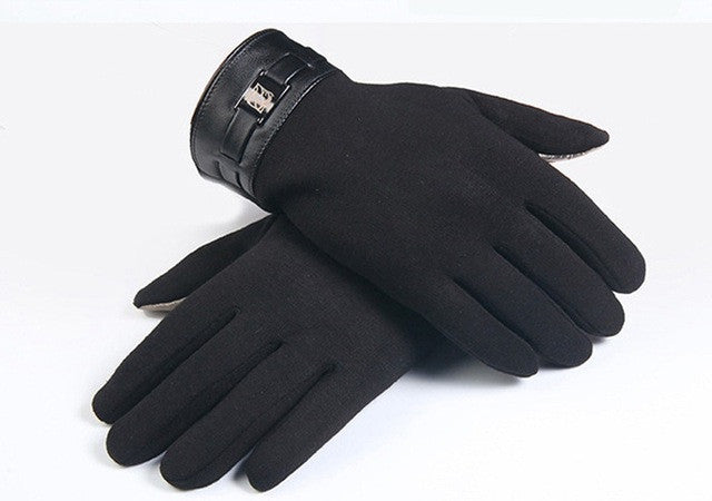 Winter Mens Full Finger Smartphone Screen Cashmere Gloves Mittens Suit Ipad All Phone Flexibility Warm Gloves #674