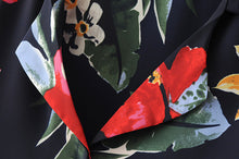 Woherb Summer Floral Print Chiffon Blouses New 2017 Fashion Notched Collar Blouse Button Ladies Blusas Women Tops Plus Size 2768