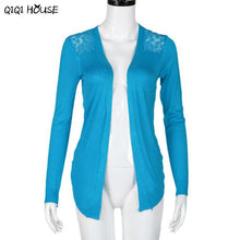 Woman Coats Knitted Floral Crochet Sweater Cardigan Casual Long Sleeve Thin Coats Abrigos De Mujer#B901