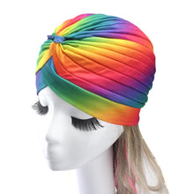 Women 2016 New fashionable 4 Colors Female soft Polyester India Hat Hedging Fold Scarf Hat G31012 female hat