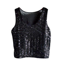 Women Blouses 2016 Summer blouse Sequins Solid Sleeveless Women Shirt Tops Blouses For Ladies ropa mujer,camisas femenina