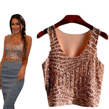 Women Blouses 2016 Summer blouse Sequins Solid Sleeveless Women Shirt Tops Blouses For Ladies ropa mujer,camisas femenina