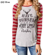 Women Blouses Plus Size 3XL Casual Loose Printing Blouse Christmas Cotton Long Sleeve Autumn Blouses Blusas Femininas#A11
