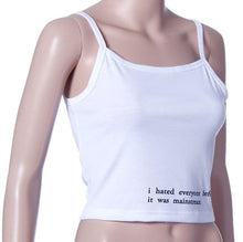 Women Boho Tank Tops Cotton Blend Halter Bustier Bra White Vest Crop Top #3546