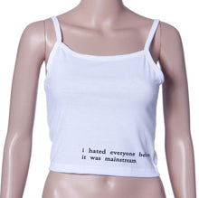 Women Boho Tank Tops Cotton Blend Halter Bustier Bra White Vest Crop Top #3546