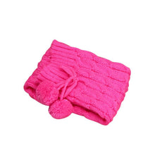 Women Bowknot Boot Cuffs Warmer Chuzzle Knit Leg Sockings Winter warm Leg Warmer over the knee Plush Ball Socks
