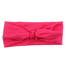 Women Bowknot Elastic Bow Hairband Turban Knotted Rabbit Hair Band Headband For Women &03