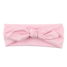 Women Bowknot Elastic Bow Hairband Turban Knotted Rabbit Hair Band Headband For Women &03