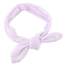 Women Bowknot Elastic Bow Hairband Turban Knotted Rabbit Hair Band Headband For Women &03
