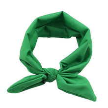 Women Bowknot Elastic Bow Hairband Turban Knotted Rabbit Hair Band Headband For Women &03