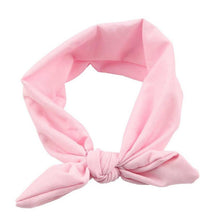 Women Bowknot Elastic Bow Hairband Turban Knotted Rabbit Hair Band Headband For Women &03