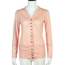 Women Coats Solid Buttons Long Sleeve Basic Coats Casual Blouse Thin Free Closed Cardigan Pendientes Mujer#C928