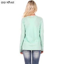 Women Coats Solid Buttons Long Sleeve Basic Coats Casual Blouse Thin Free Closed Cardigan Pendientes Mujer#C928