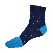 Women Cute Middle Tube S Cotton Dot Cotton Colorful Sock Five Finger Toe Socks Patchwork Novelty Socks Chinelo Feminino #564