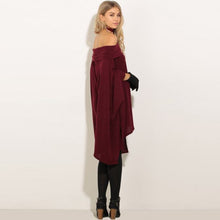 Women Dress Spring Summer 2017 Loose Batwing Sleeve Off Shoulder Slash Neck Sexy T Shirt Dress Side Split Mini Dresses Lady #23
