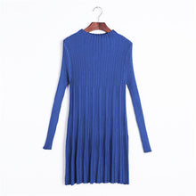 Women Fashion Autumn Winter New Sweater O-neck Knitting A-Line Plus Size Pullover Long 9 Colors Sweater 70243