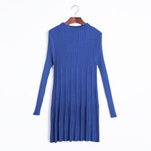 Women Fashion Autumn Winter New Sweater O-neck Knitting A-Line Plus Size Pullover Long 9 Colors Sweater 70243