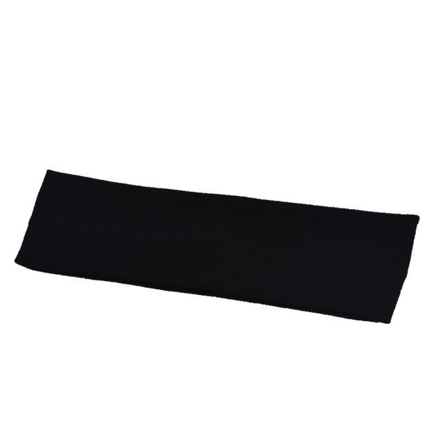 Women Hair Accessories Solid Futness Headband Elastic Hair Band Turbantes Mujer Vintage Bayan Tokalar#121