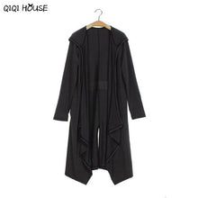 Women Jackets Irregular Gray Long Sleeve Loose Cardigan Solid Elegant Autumn Outwear Coats Manteaux Femme#C905