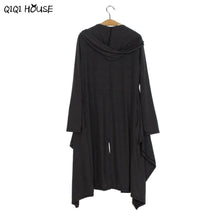 Women Jackets Irregular Gray Long Sleeve Loose Cardigan Solid Elegant Autumn Outwear Coats Manteaux Femme#C905