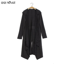 Women Jackets Irregular Gray Long Sleeve Loose Cardigan Solid Elegant Autumn Outwear Coats Manteaux Femme#C905
