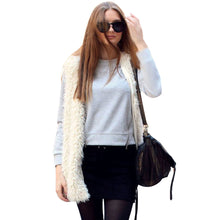 Women Medium Style Vest Coat Outerwear Jacket medio escudo chaleco sin mangas de prendas de vestir exteriores de la chaqueta