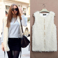 Women Medium Style Vest Coat Outerwear Jacket medio escudo chaleco sin mangas de prendas de vestir exteriores de la chaqueta