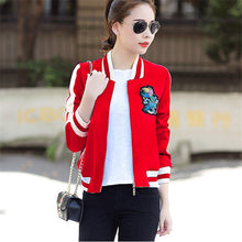 Women New Baseball Stand Collar Fleece Jacket With Pockets Zipper Coat Hoodies Embroidery Sweatshirts 71718