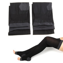 Women Overnight Slimming Burn Socks Stockings Leggings Tights Black