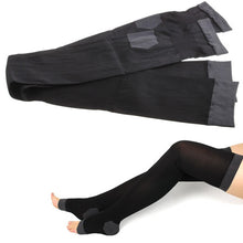 Women Overnight Slimming Burn Socks Stockings Leggings Tights Black