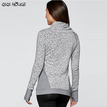 Women'S Tracksuits Pullover Turtleneck Slim Casual Tops Leopard Print Sexy Long Sleeve Blouse Moleton Feminina#905