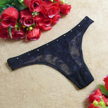 Women Sexy Lace V-string Low Waist Solid Briefs Panties Thongs And G-string Lingerie Underwear Female bragas mujer #03