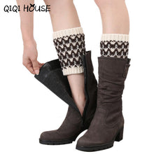 Women Socks Boots Double Color Brief Paragraph Leg Warmers Cover Autumn Socks Medias Con Liguero#B824