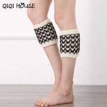 Women Socks Boots Double Color Brief Paragraph Leg Warmers Cover Autumn Socks Medias Con Liguero#B824