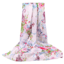 Women Spring Autumn Summer Spring 2016 Hot Sale Square Chiffon Scarf Printed Ladies Women Soft Scarves Wraps 160*50cm