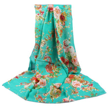 Women Spring Autumn Summer Spring 2016 Hot Sale Square Chiffon Scarf Printed Ladies Women Soft Scarves Wraps 160*50cm