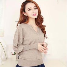 Women Sweater Cashmere Lantern and Pullovers Christmas Fashion Autumn Knitted Wool Winter Oversized V-neck Pullover 70076