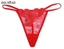 Women Thongs And G Strings Embroidery Heart Solid Tangas Women Sexy Bragas Mujer#B906