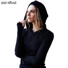 Women Tops And Blouses Long Sleeve Hoodies Shirts Solid Black Tops Basic Shirt Casual Autumn Wear Blusa Feminina#C905